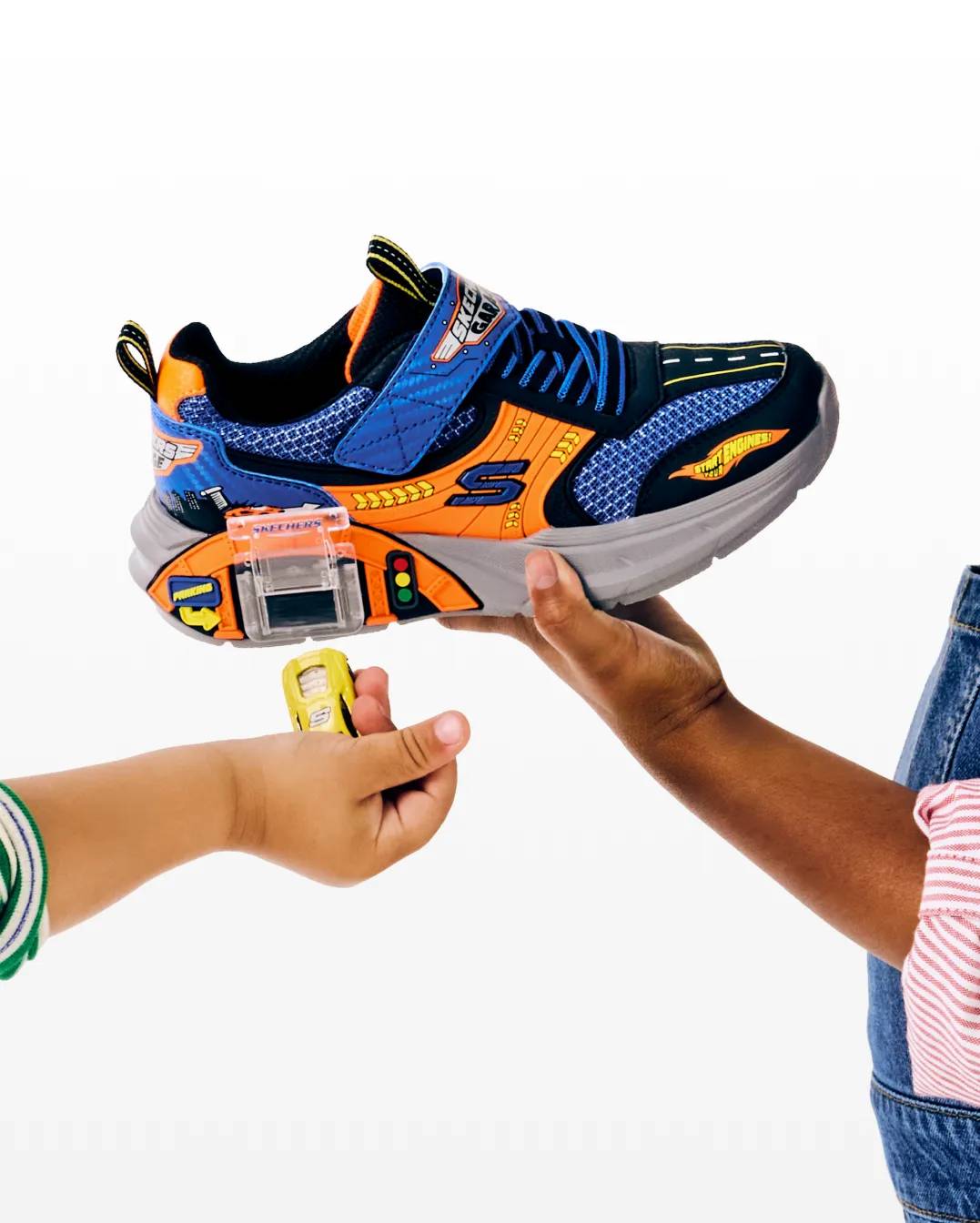 Click to shop kids' Skechers.