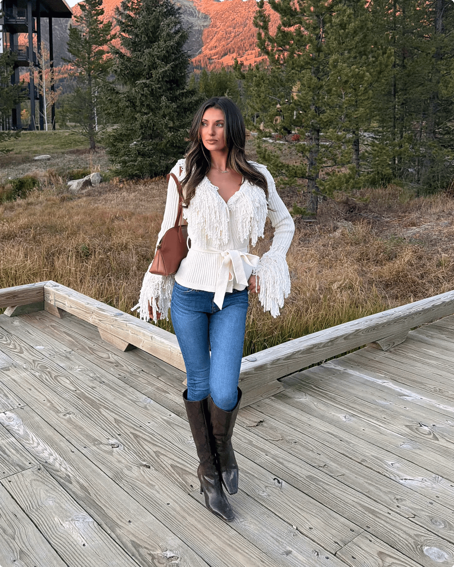 Featuring Zarah Kelleher wearing heeled tall boots.