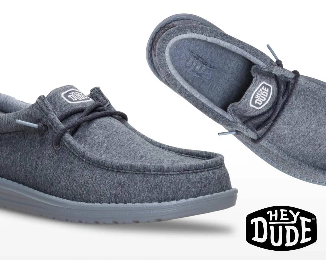 Featuring a slip-on shoe from HEYDUDE.