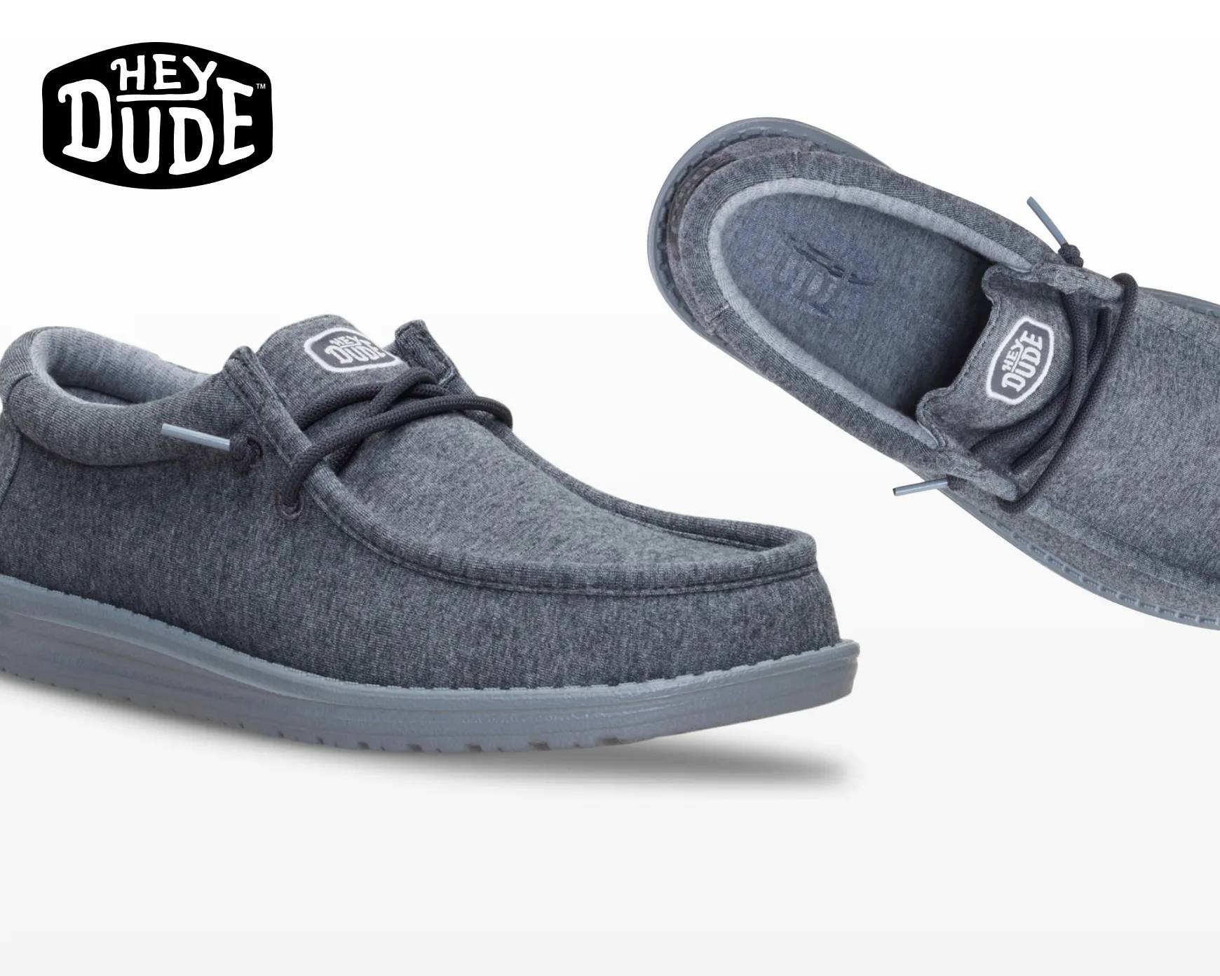 Featuring a slip-on shoe from HEYDUDE.