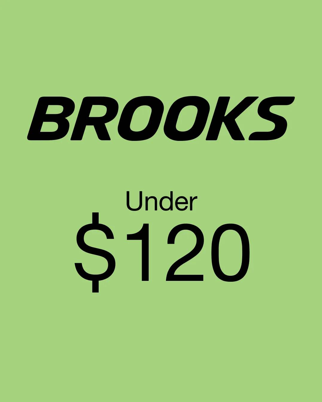 Brooks under $120