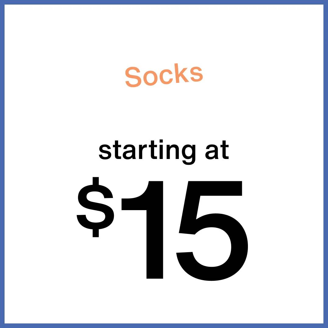 Click to shop kids socks