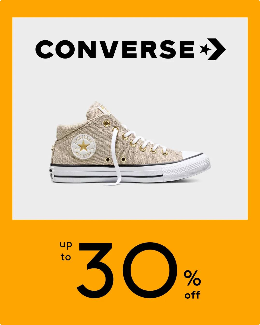 Shop Converse Up to 30% off