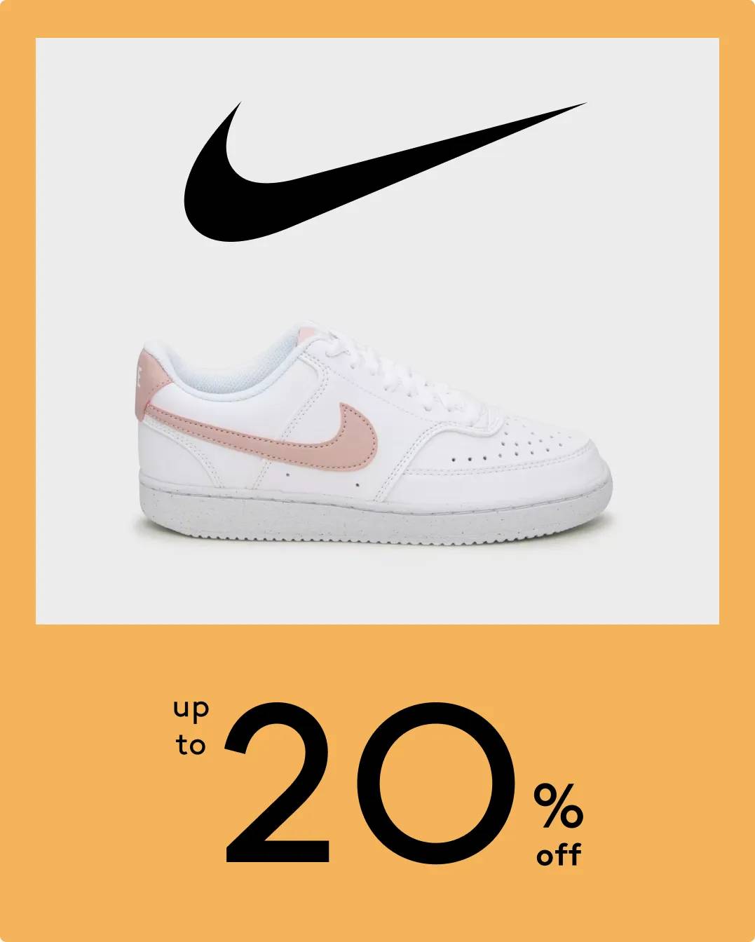 Shop Nike Up to 20% Off