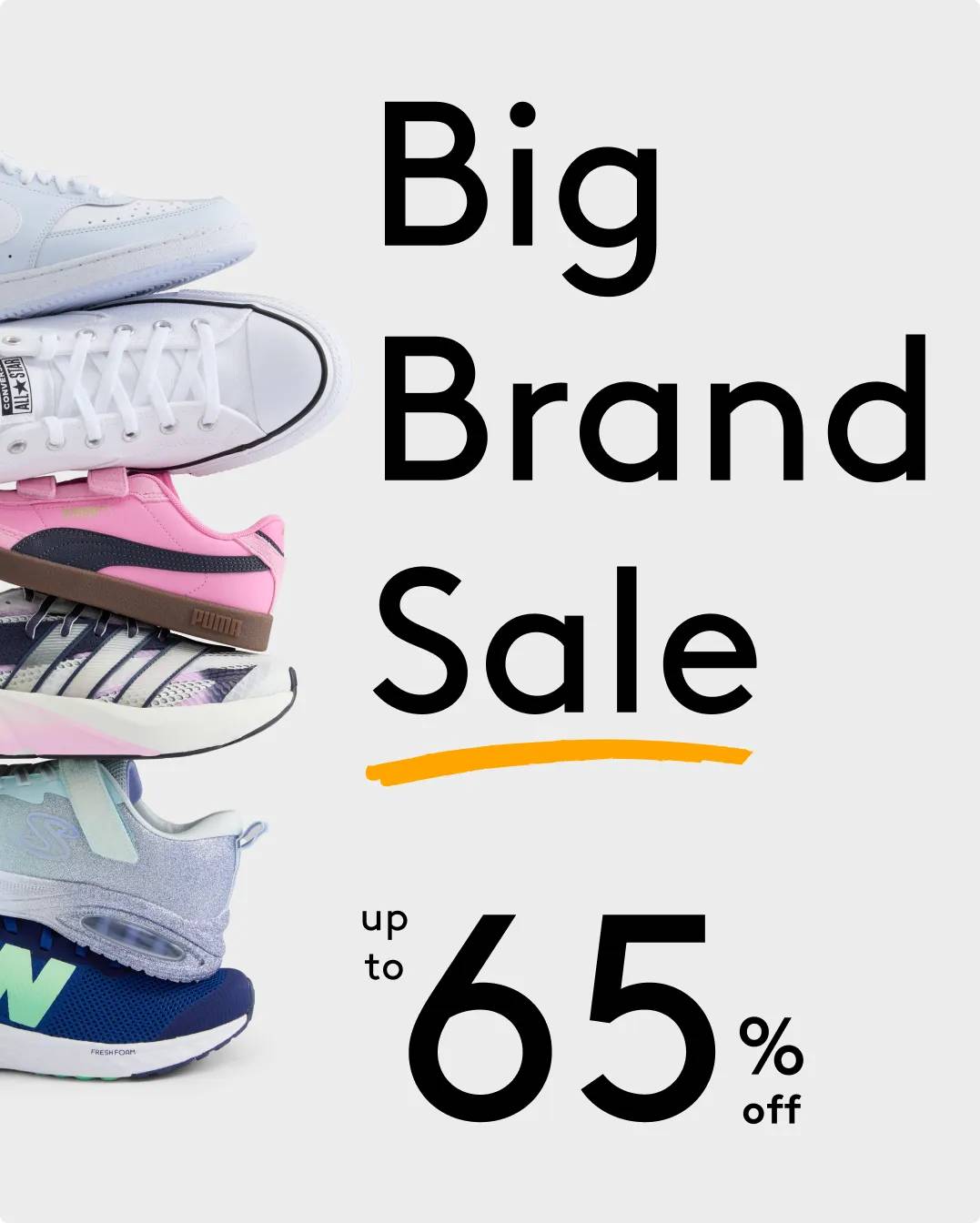 Big Brand Sale Up to 65% Off