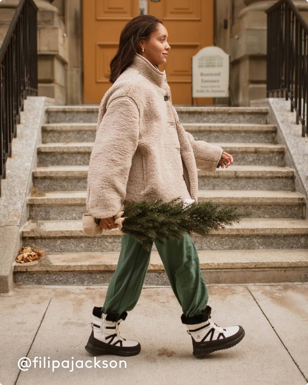 Shop snow and winter boots | woman wearing snow boots