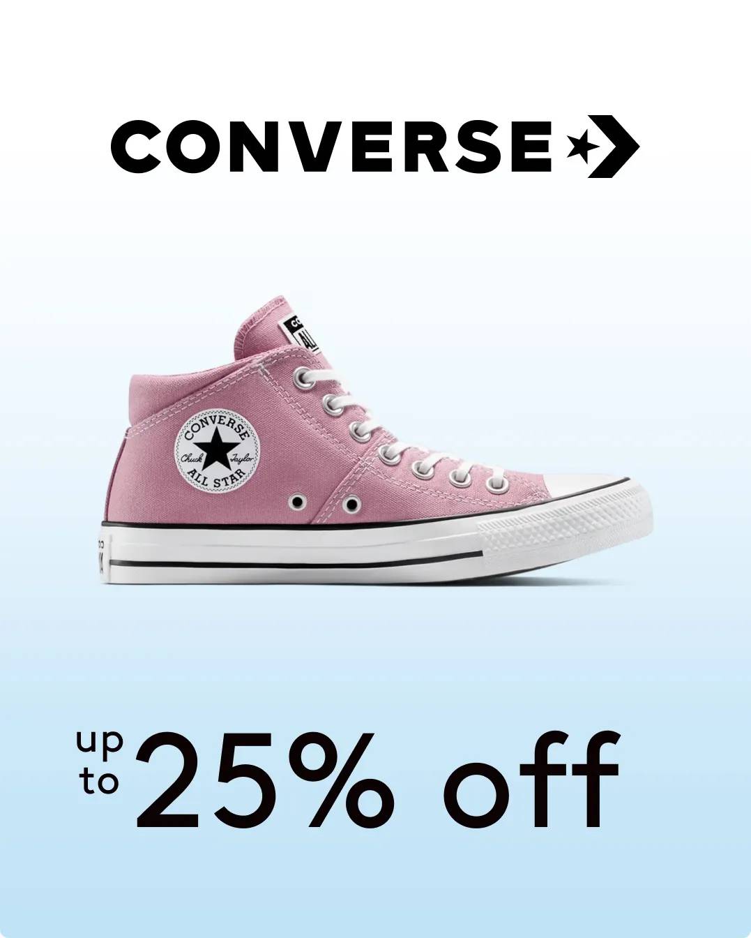 Shop up to 25% off Converse