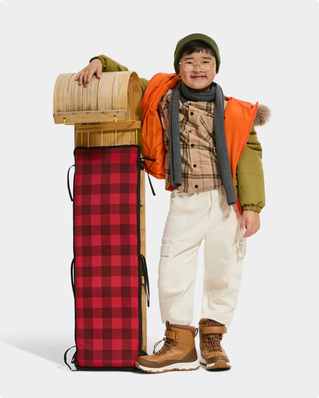 Kid wearing winter clothing