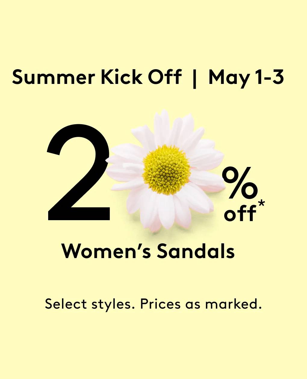 shop up to 20% off women's sandals