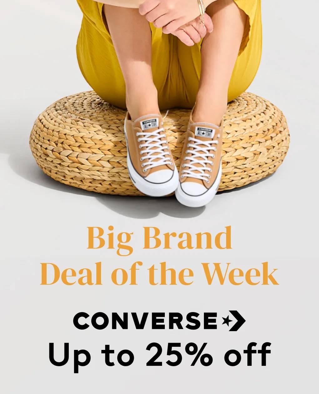 Shop up to 25% off converse