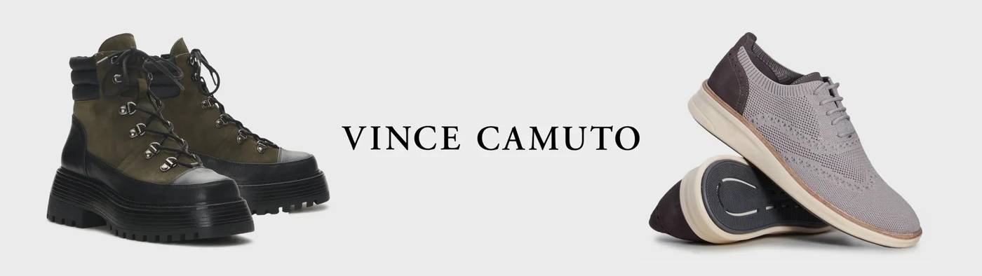 Black Vince Camuto combat boots