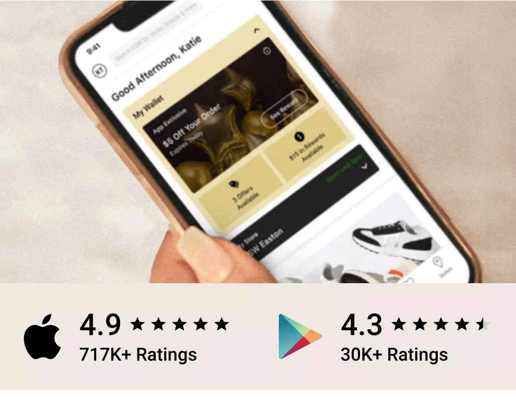 Scan the code to download the app today! Users rated us 4.9 stars in the app store. 4.3 stars in the google play store.