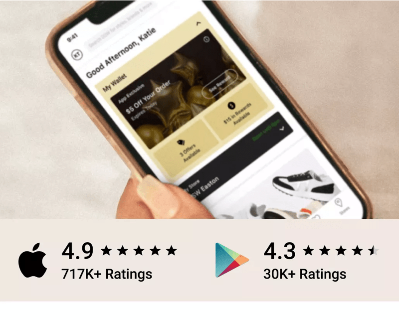 Scan the code to download the app today! Users rated us 4.9 stars in the app store. 4.3 stars in the google play store.
