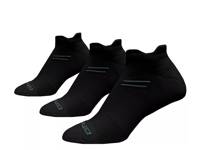 Run-In No Show Socks - 3 Pack Black view
