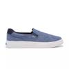 Pursuit Flecked Chambray Slip On Navy view