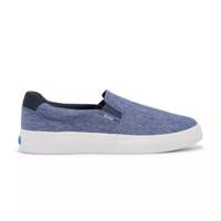 Pursuit Flecked Chambray Slip On Navy view
