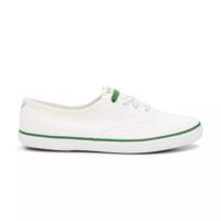 x Staud Champion Canvas Piping Lace Up White/Green view