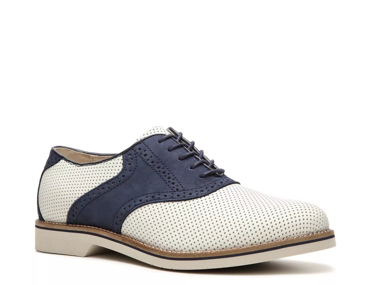 Burlington Perforated Saddle Oxford