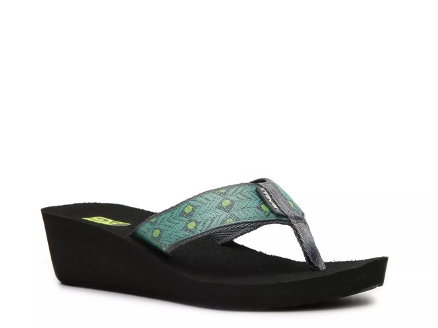 New Mandalyn Patterned Wedge Sandal