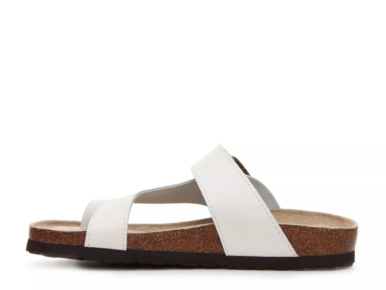 Carly Leather Flat Sandal