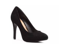 Marya Suede Platform Pump Black view
