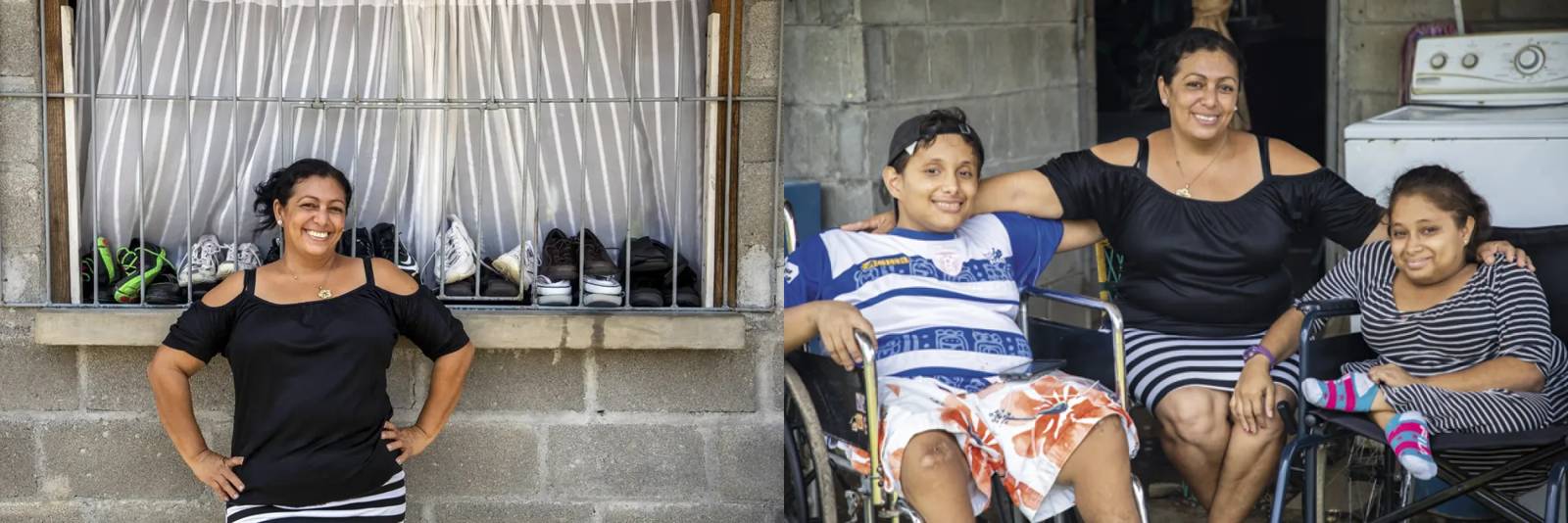 Merary stands in front of Zapatos y Más