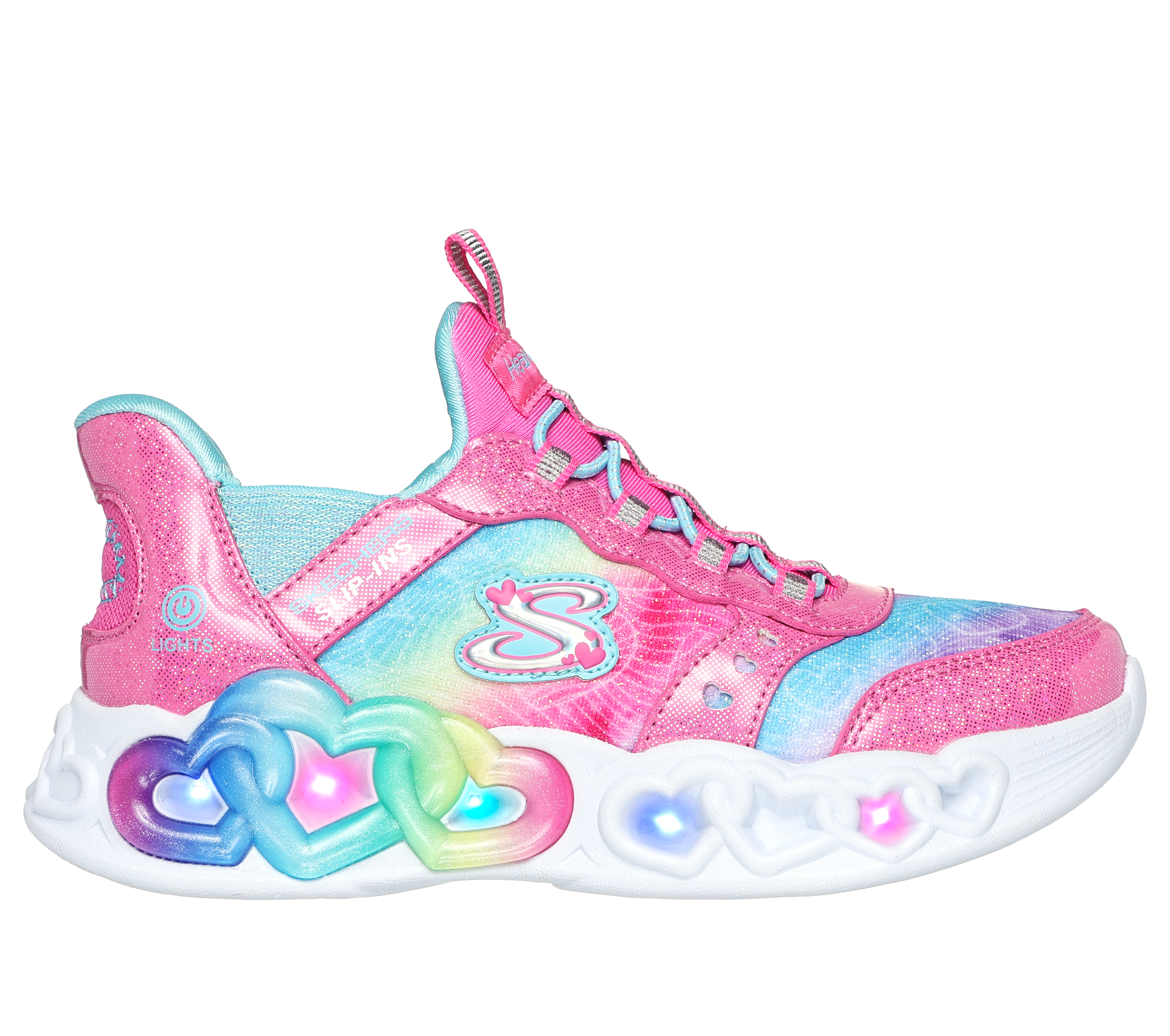 Hands Free Slip-Ins Infinite Heart Lights Sneaker - Kids'