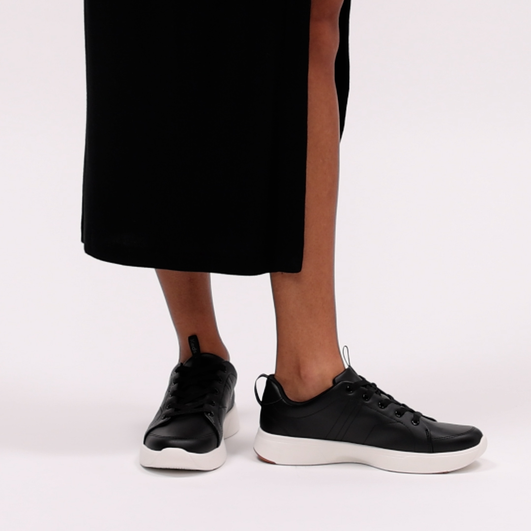 BlissWalk PU Lace-Up