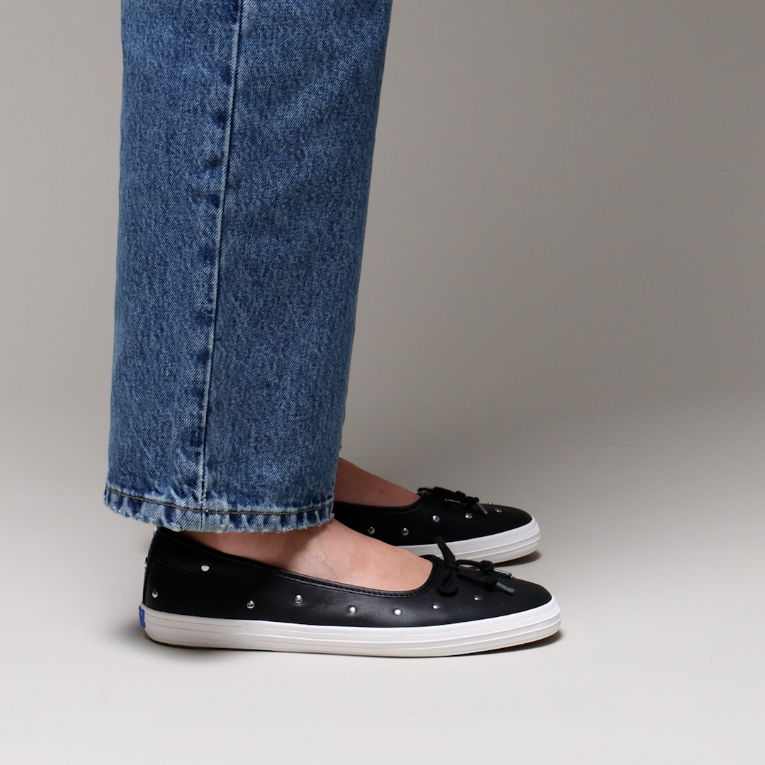 Maisie Ballet Leather Studs