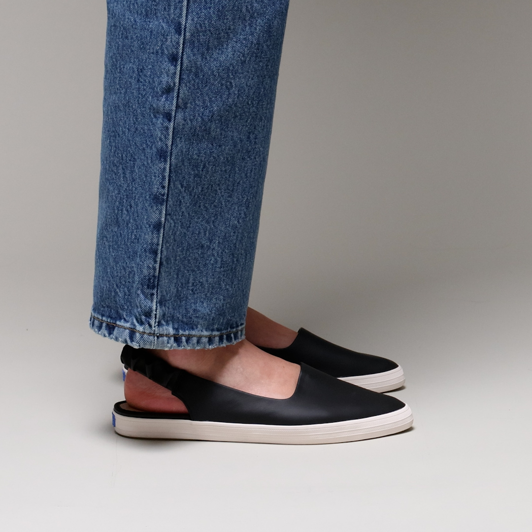 Point Slingback Leather