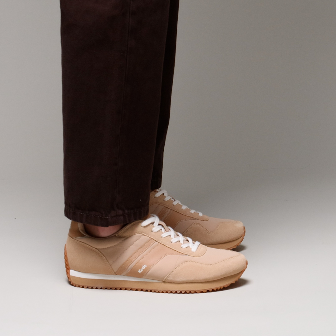 Rena Nylon/Suede Lace-Up