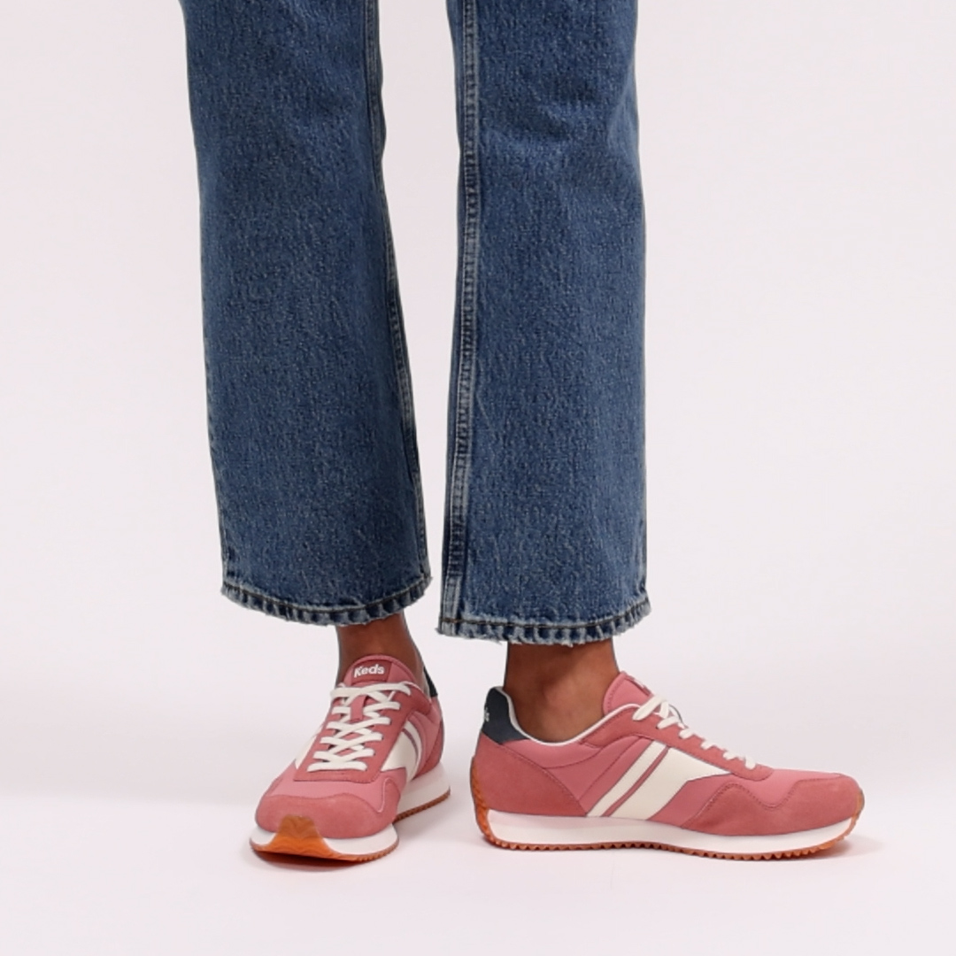 Rena Nylon/Suede Lace-Up
