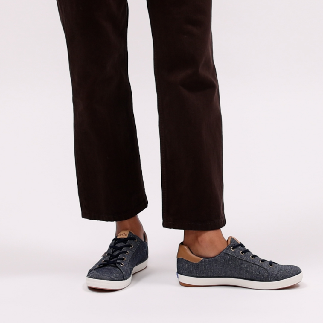 Center III Herringbone Chambray Lace-Up