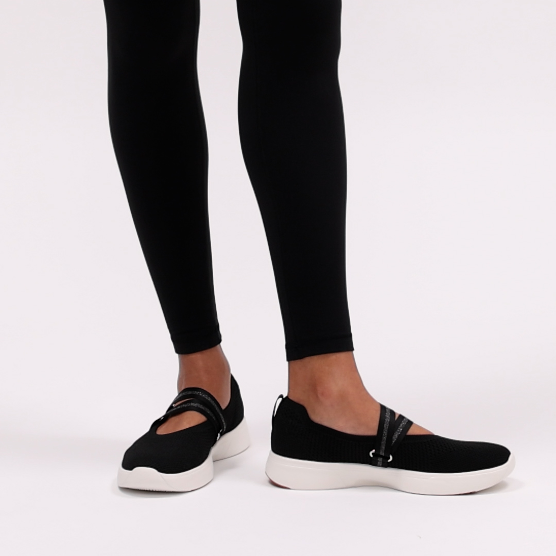 BlissWalk Mary Jane Engineered Knit