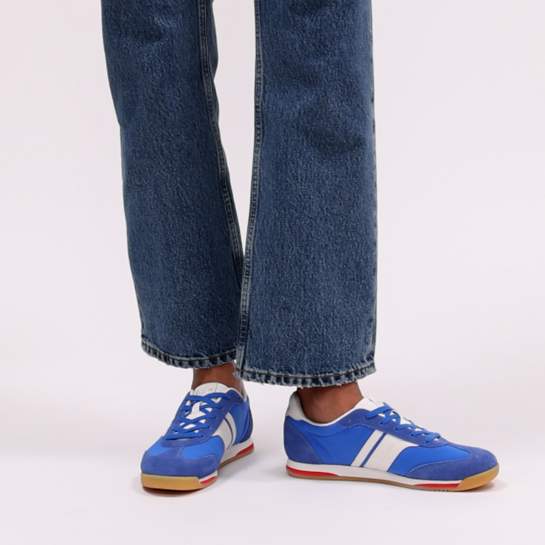 Revival Nylon/Suede Lace-Up
