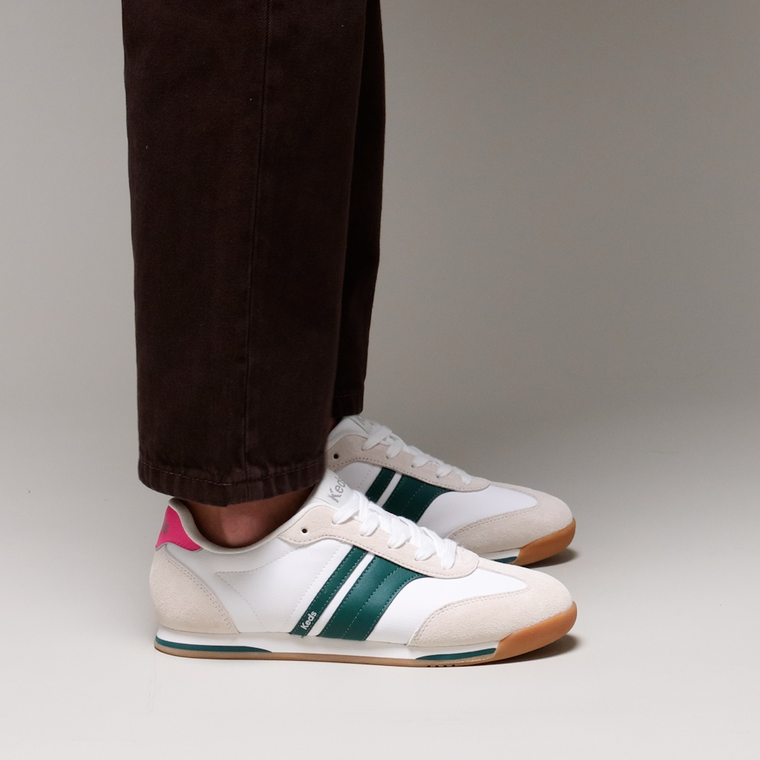 Revival Nylon/Suede Lace-Up