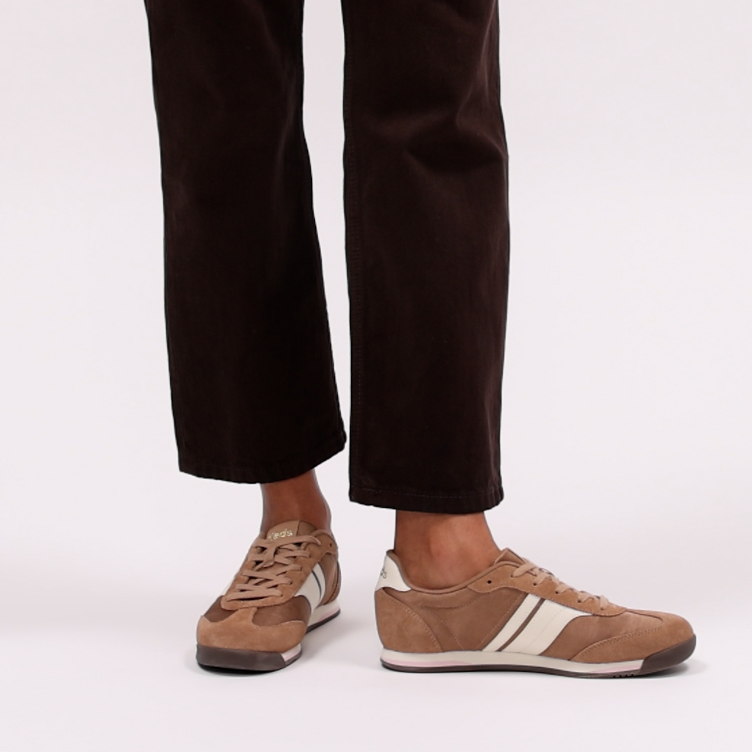 Revival Satin/Suede Lace-Up